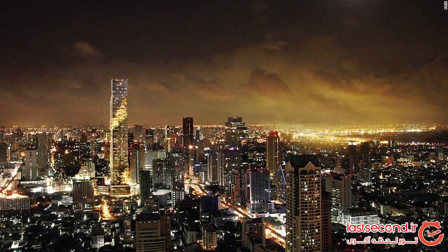تصاویری از بلندترین آسمان خراش تایلند