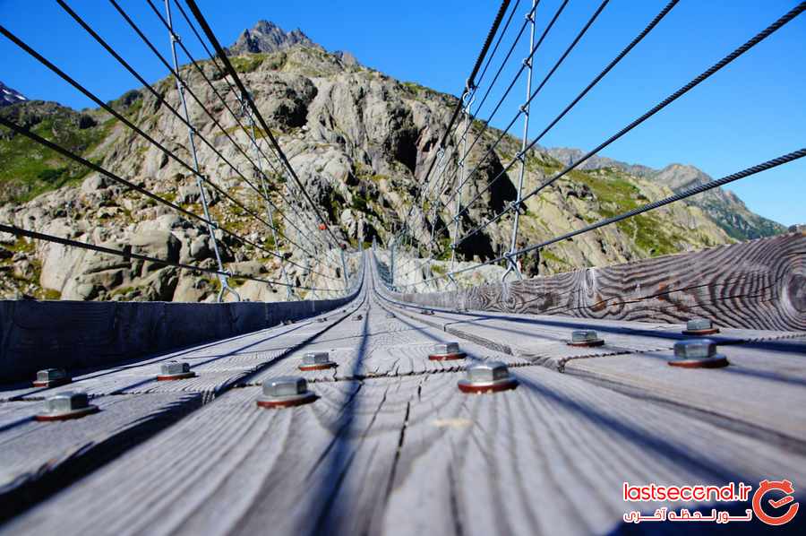 بلندترین پل معلق کوههای آلپ