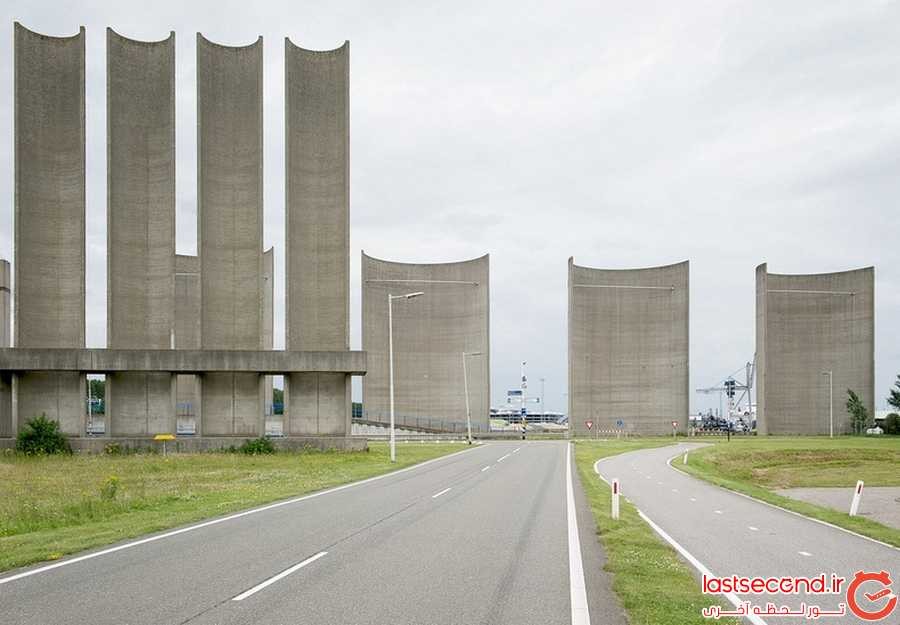 جاذبه ای عجیب به نام دیوار باد در هلند