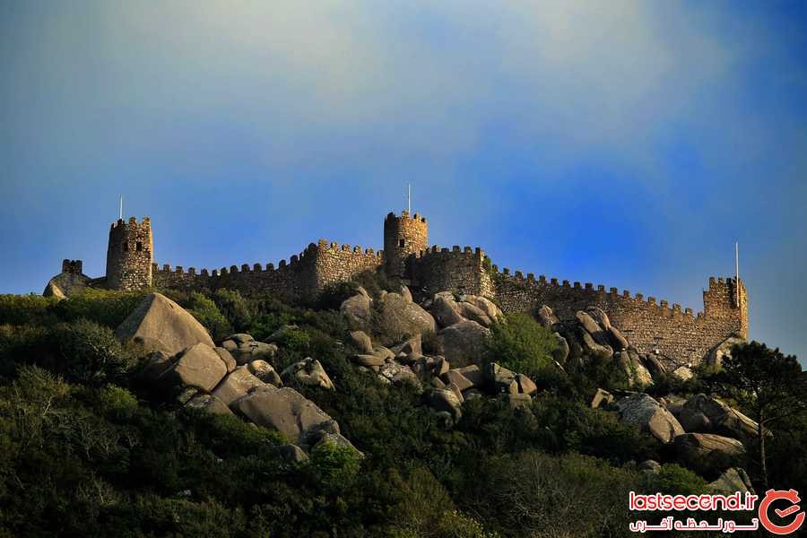  چشم انداز قلعه مورها از سینترا 