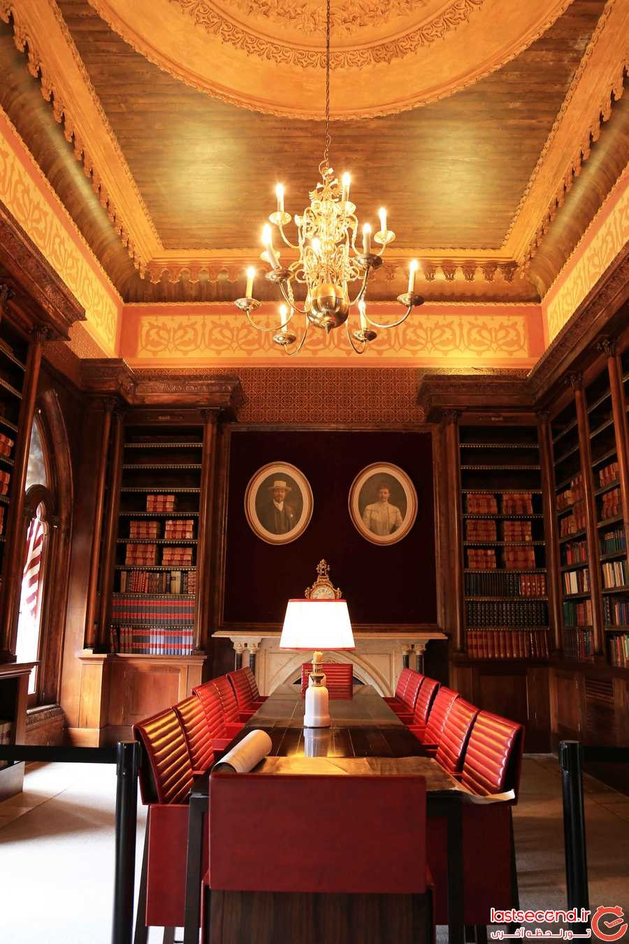  سالن کتابخانه، داخل کاخ مونسراته 