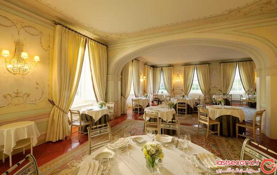 نمای داخلی از رستوران کاخ (هتل) Seteais (تصویر از اینترنت) 