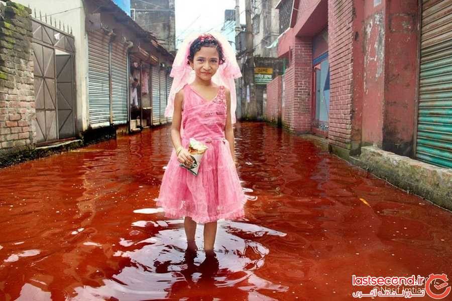 در بنگلادش، رودخانه های خون جریان دارد!