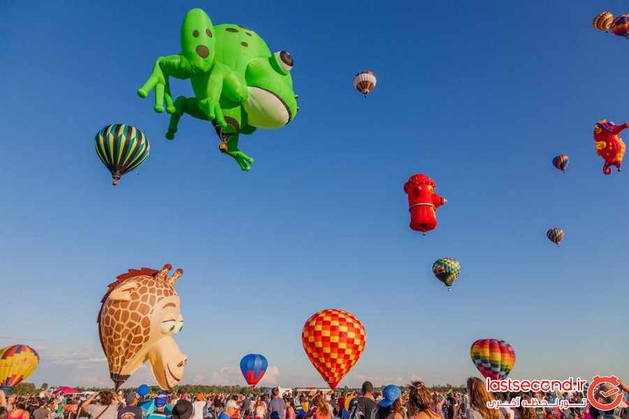 ‏12 جشنواره  خارق العاده  بالون سواری در سراسر جهان