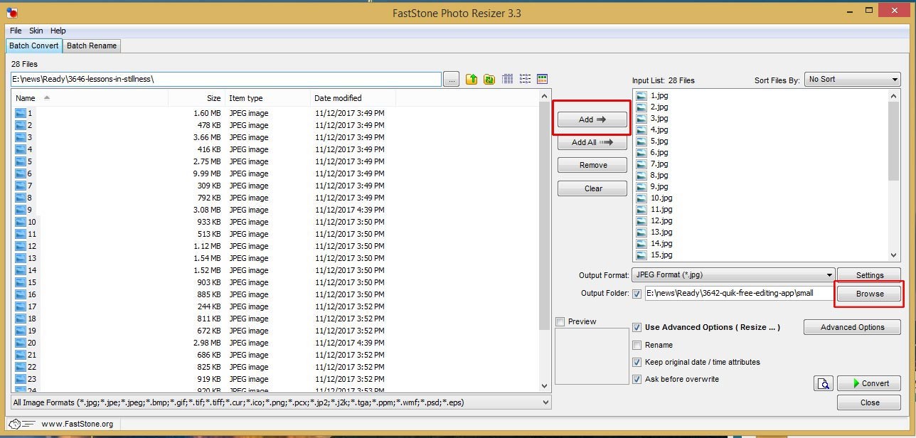 نحوه کم کردن حجم فایل های عکس توسط نرم افزار ‏FastStone