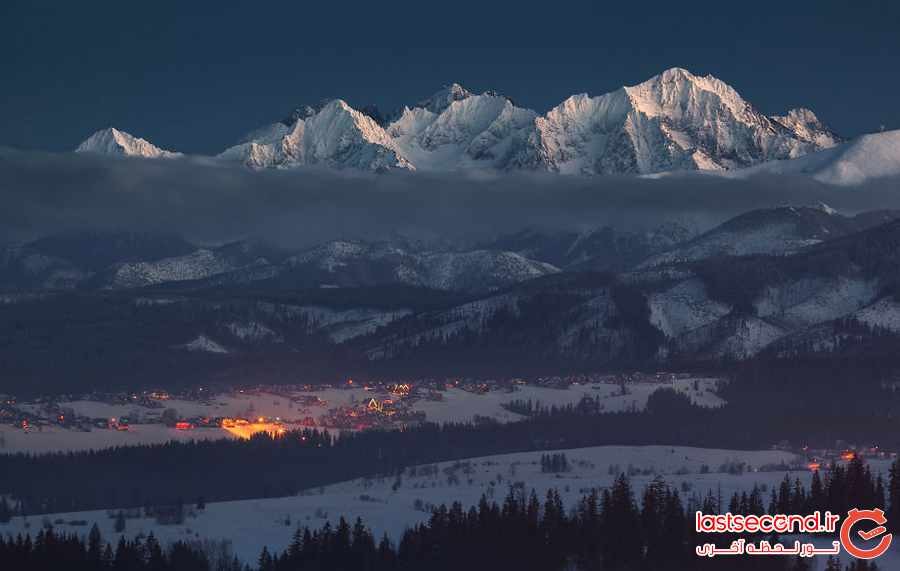 زمستان جادویی در کوههای لهستان 