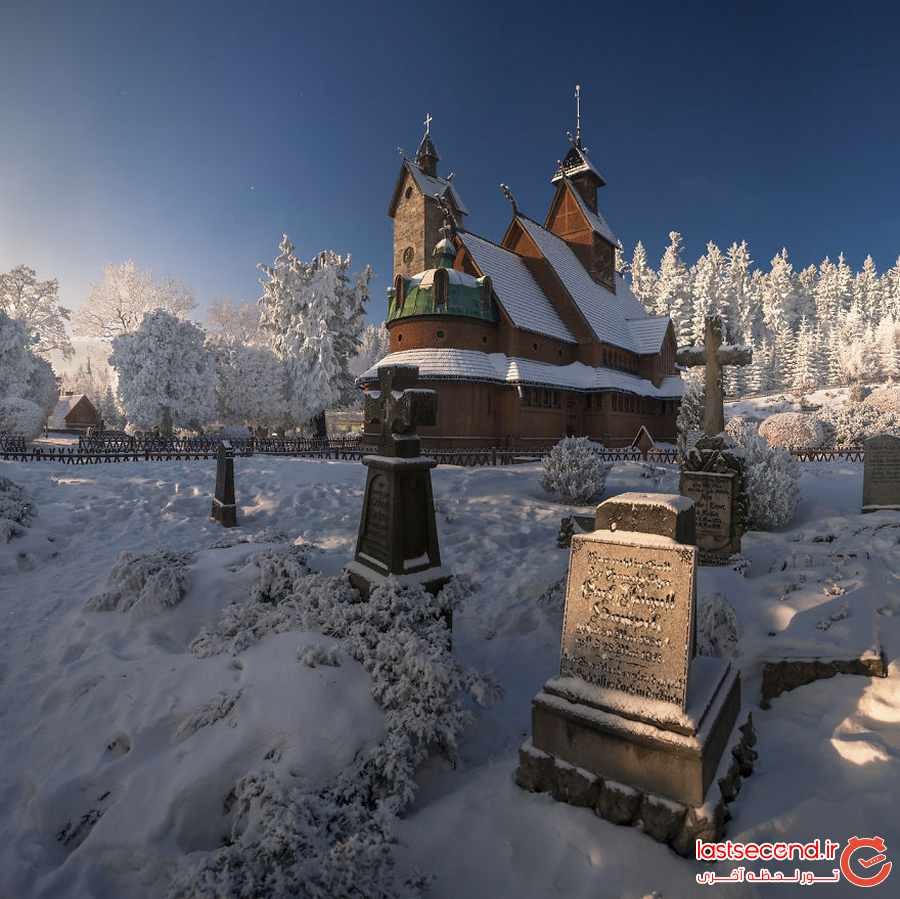 زمستان جادویی در کوههای لهستان 
