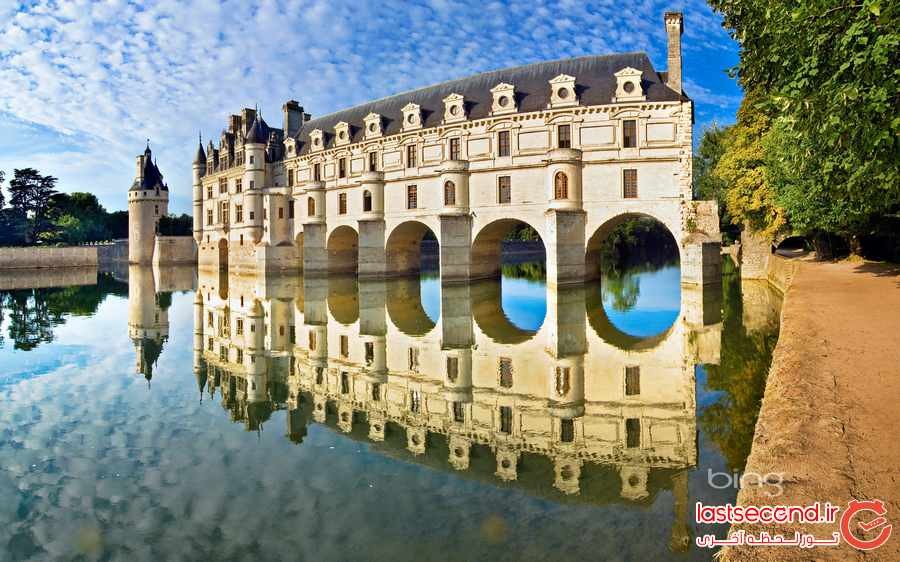 قصر چنونسو ، قصری زیبا بروی آب در فرانسه ‏