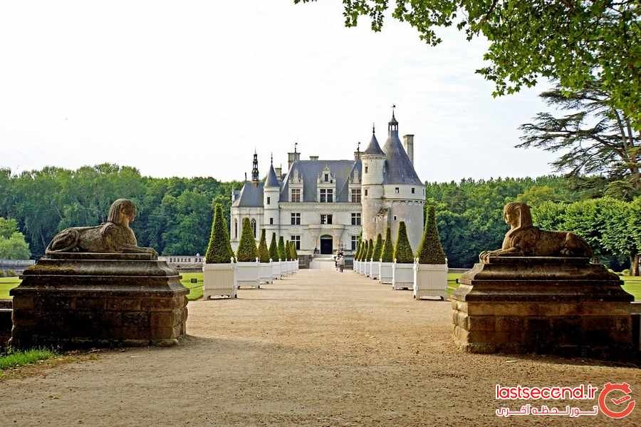 قصر چنونسو ، قصری زیبا بروی آب در فرانسه ‏