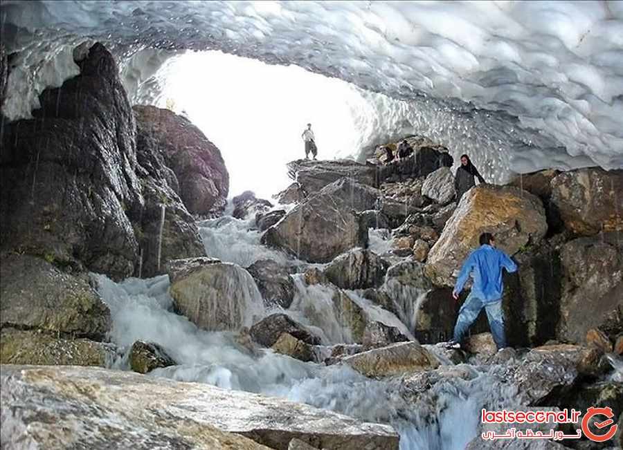 چما، غار یخبندان شیخ علیخان