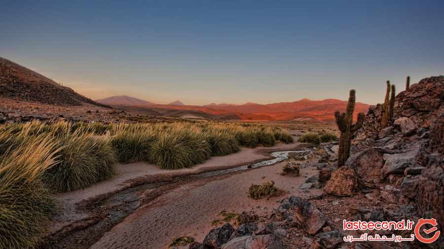 بیابان آتاکاما ، خشک ترین مکان بروی زمین در شیلی ‏