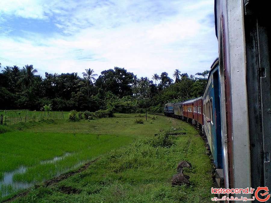 منظره مسیر ریلی سریلانکا