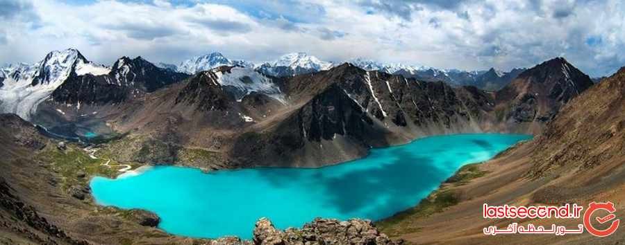 دریاچه های آلاکول (‏Alakol‏) ، برادران رنگارنگ در قزاقستان و قرقیزستان