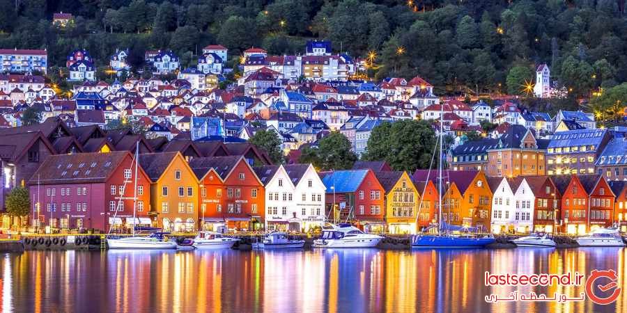 برگن (‏Bergen‏) ، شهر کشتی ها در نروژ ‏