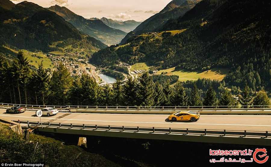 تصاویری از خوش منظره ترین جاده های اروپا ‏