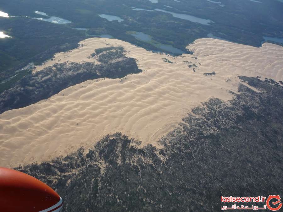 تل های ماسه ای آتاباسکا، پدیده ای نادر در کانادا