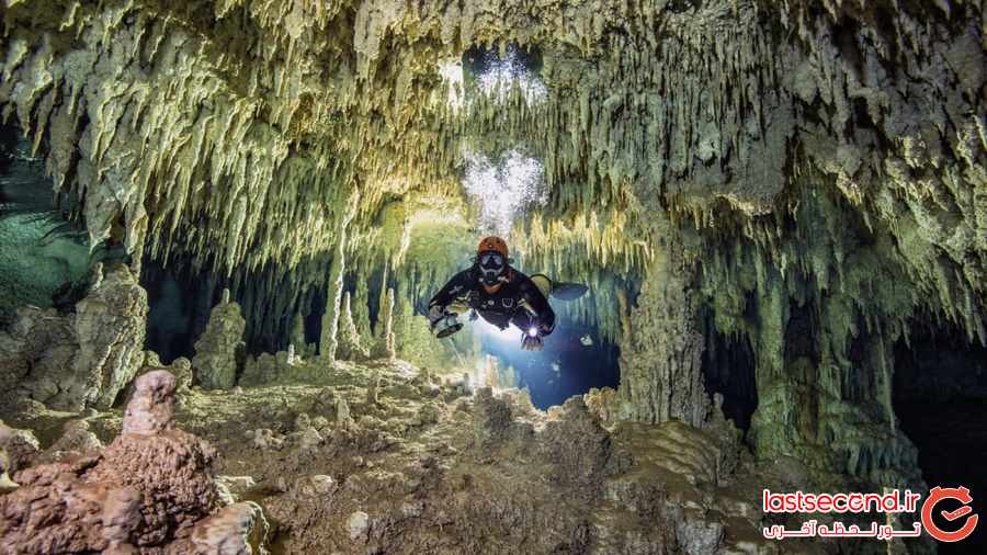 بزرگترین غار زیرآب دنیا کشف شد ‏