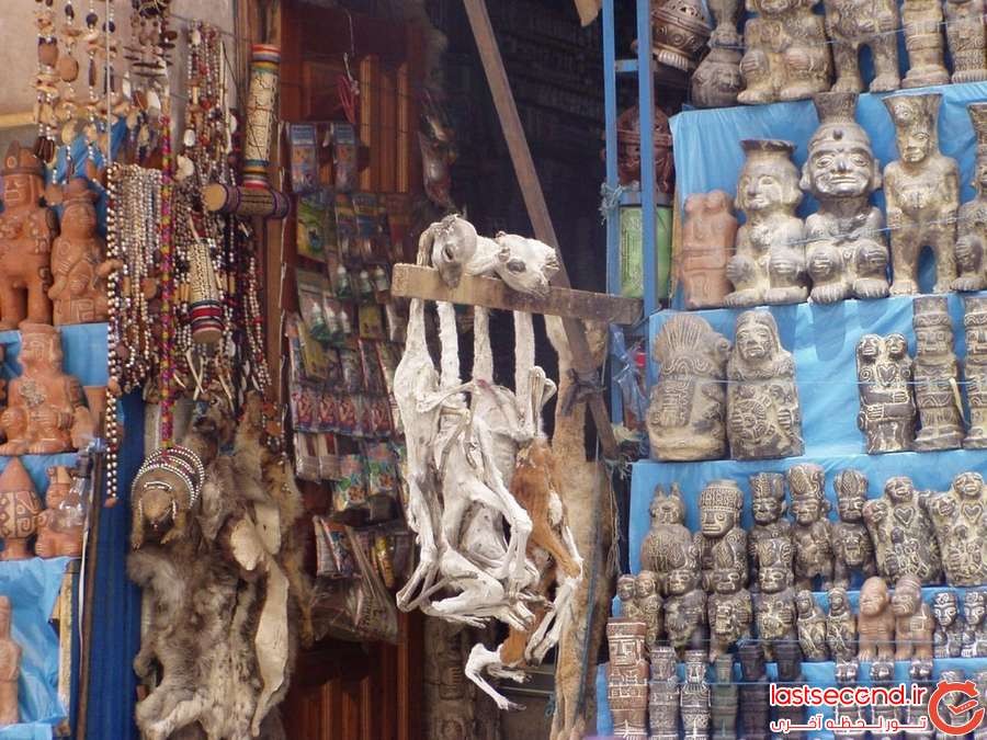 بازار جادوگران «لا پاز» در بولیوی