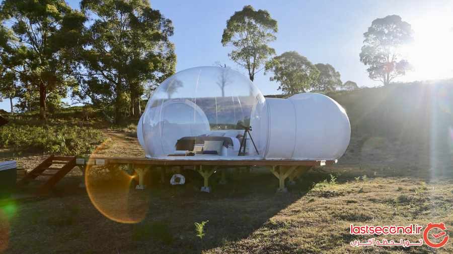 اتاقک های حبابی ، هتلی برای تماشای آسمان استرالیا