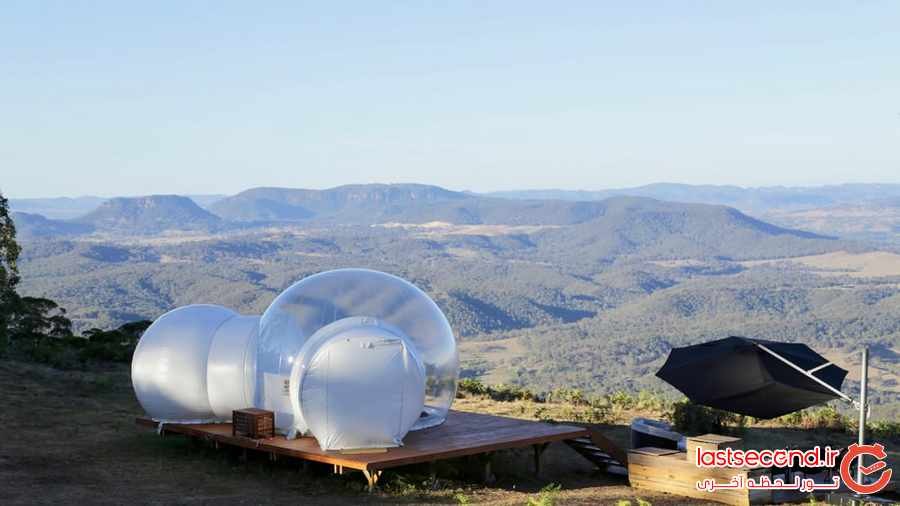 اتاقک های حبابی ، هتلی برای تماشای آسمان استرالیا