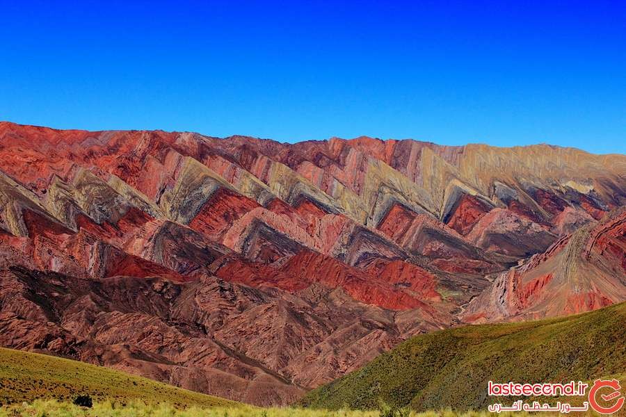 کوه های رنگین کمانی از سراسر دنیا