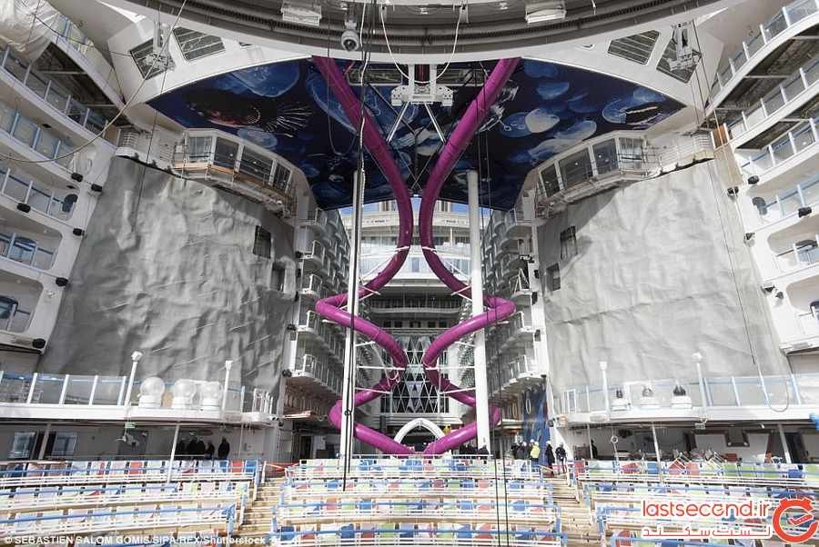 درون بزرگترین کشتی کروز جهان را ببینید ‏