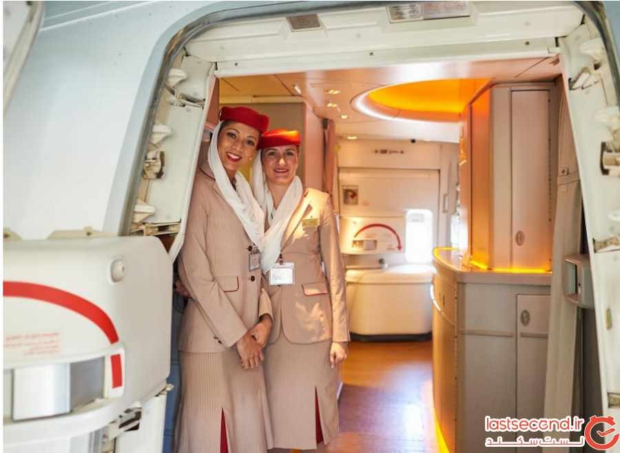 آیا مهماندار درجه یک هواپیمای امارات شدن کار راحتیست ؟ ‏
