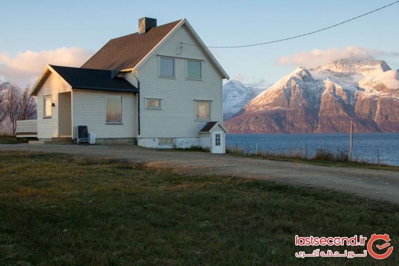 لینجن نورت ، هتلی خارق العاده برای تماشای آسمان رنگی نروژ