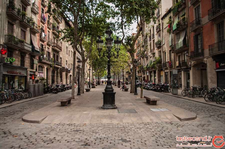 زیباترین خیابان ها در بارسلون