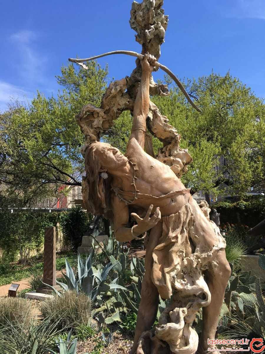 باغ رازآلود مجسمه ها در تگزاس