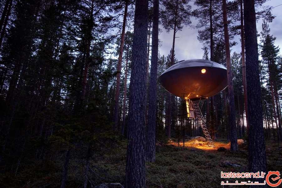 هتل درختی در Lapland سوئد