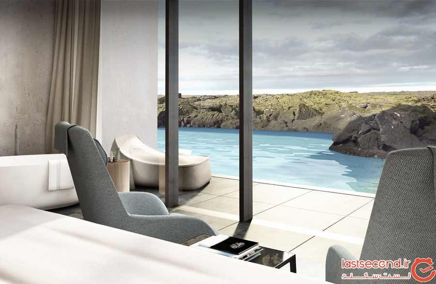 هتل لوکس در چشمه های آب گرم ایسلند