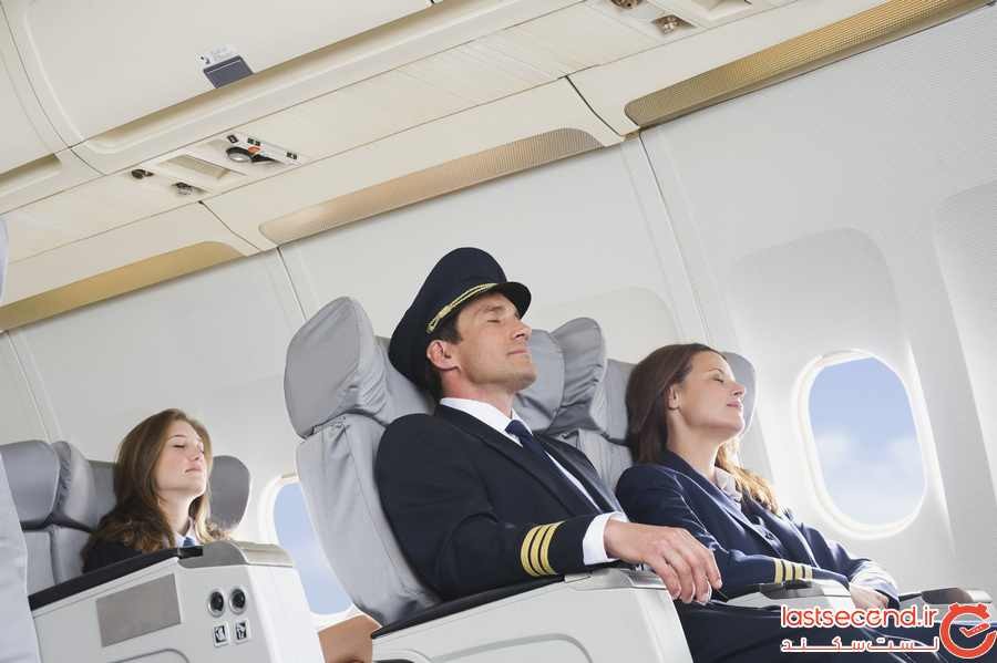 خلبانان و خدمه کابین در پروازهای طولانی کجا استراحت می کنند؟