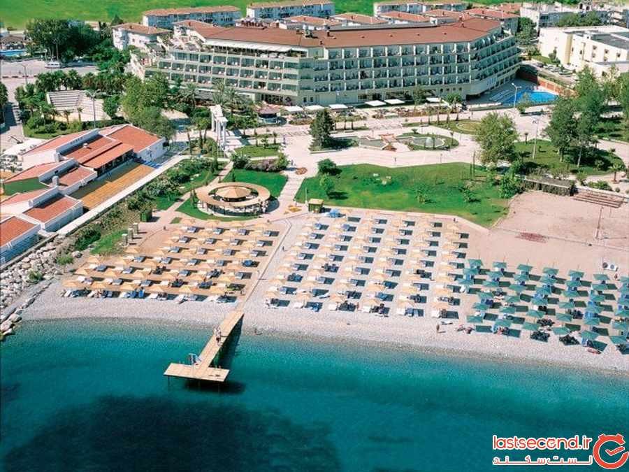 تورکیز پالمت مارینا ، هتلی با ساحل اختصاصی در کمر آنتالیا