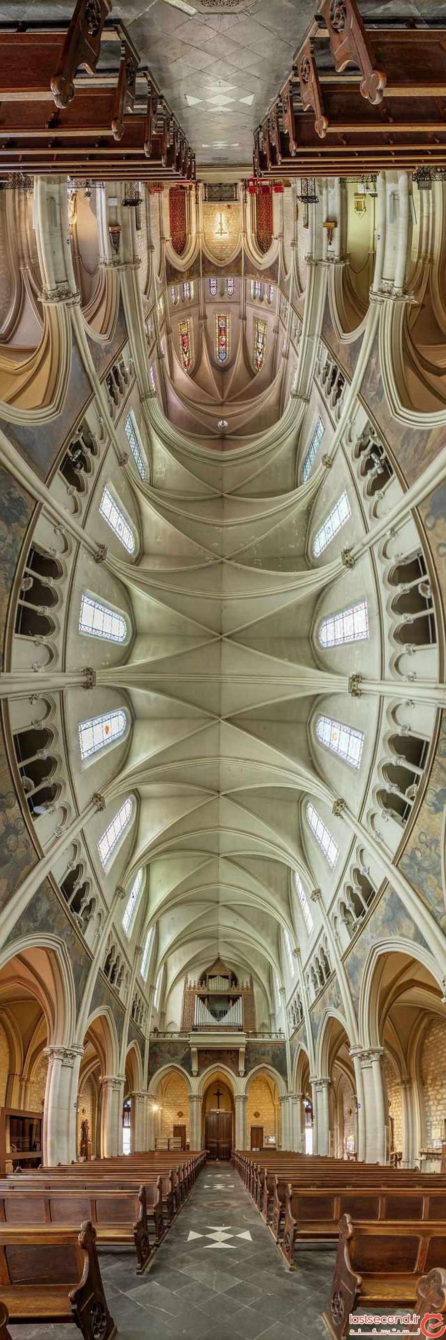 تصاویر خارق العاده پانورامیک از زیباترین کلیساهای جهان ‏