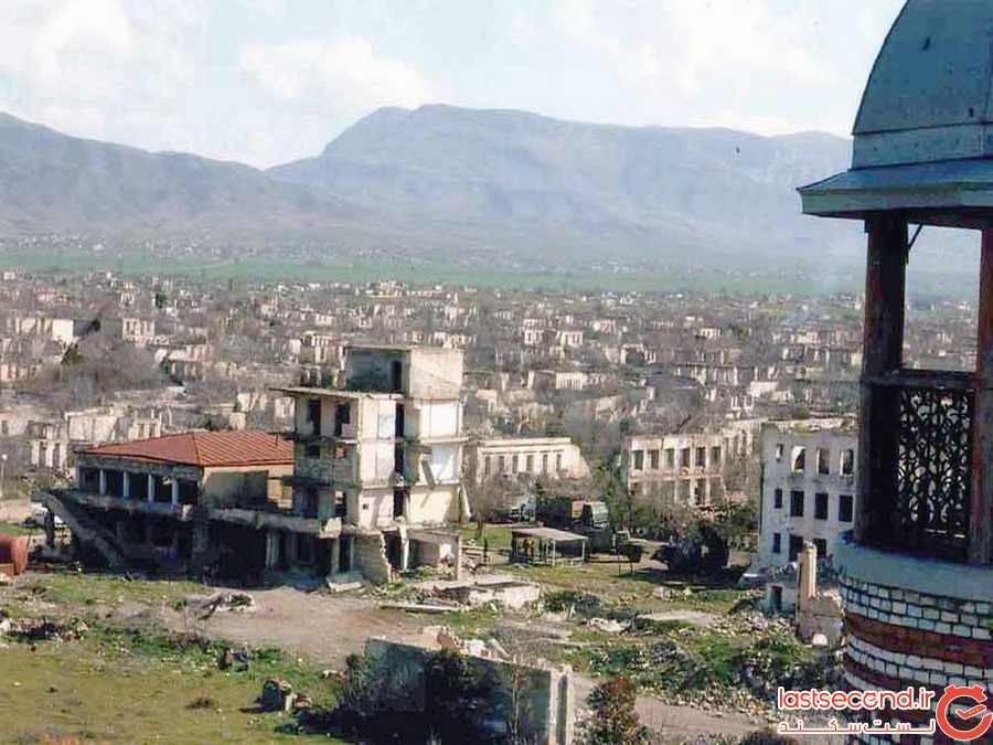 اگدم ، آذربایجان: شهر ارواح جنگ