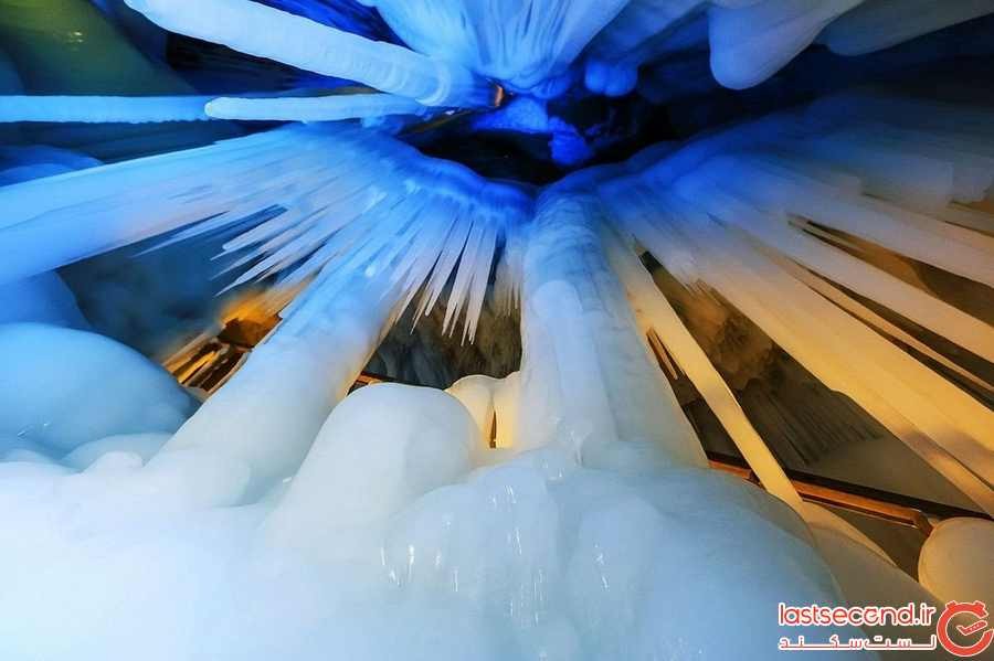 غارهای یخی که هرگز ذوب نمی‌شوند