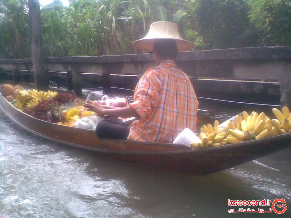 بازار روی آب تایلند