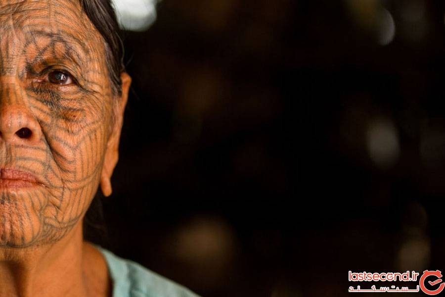 زنان خالکوبی شده در میانمار