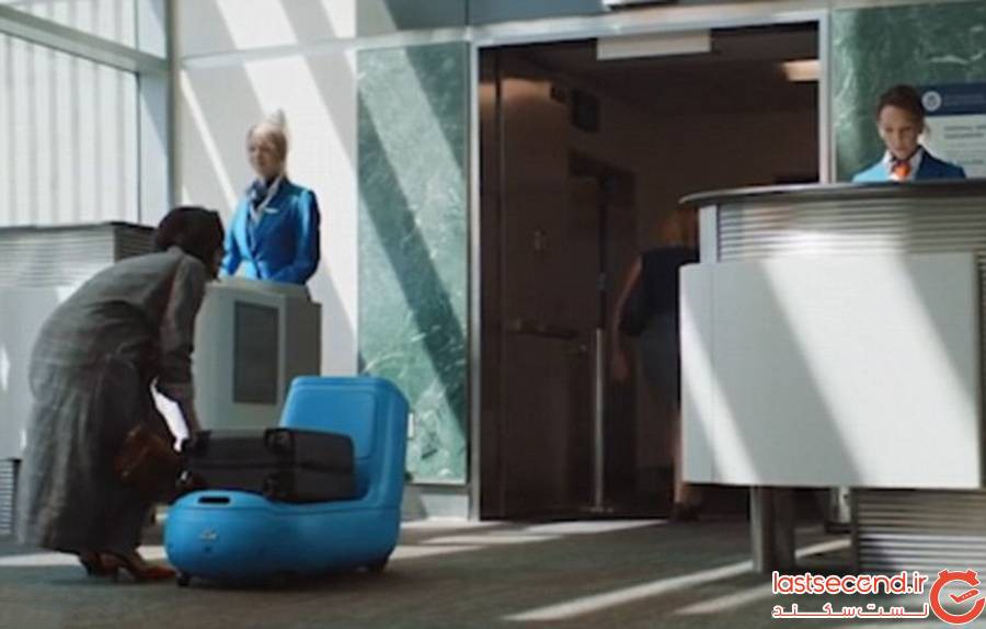 رباتی که شما را در فرودگاه هدایت می کند