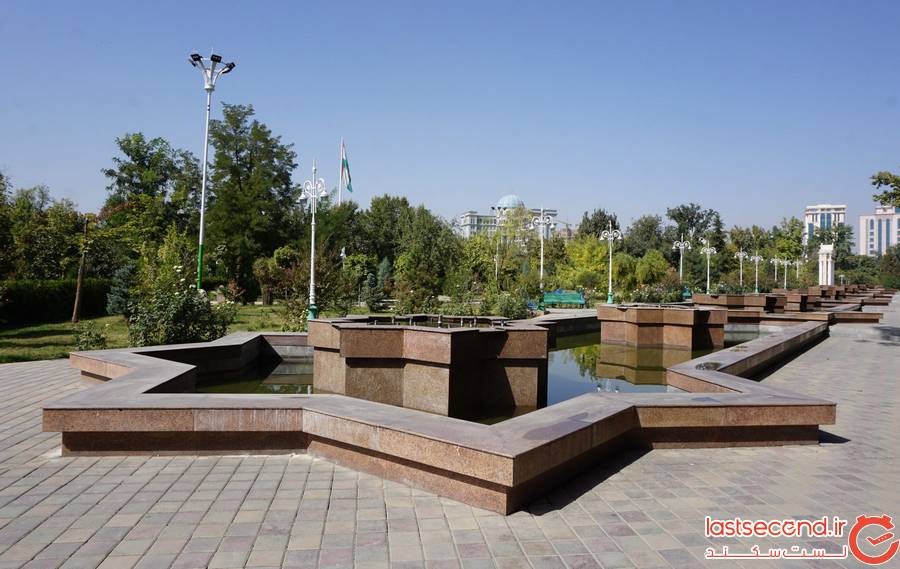 پارک رودکی دوشنبه پایتخت تاجیکستان