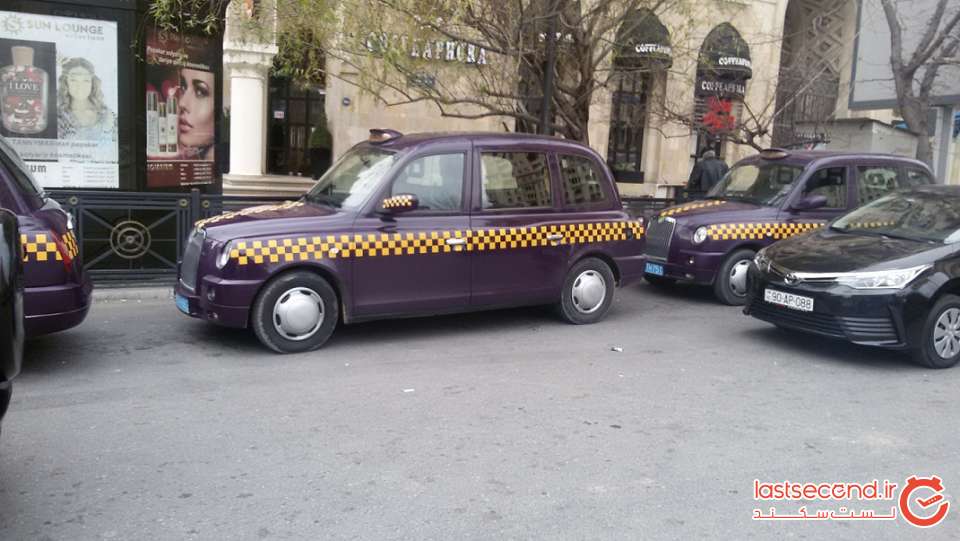 تاکسی لندنی در باکو
