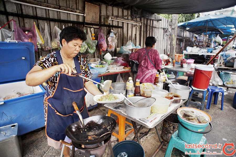 غذای خیابانی در بانکوک