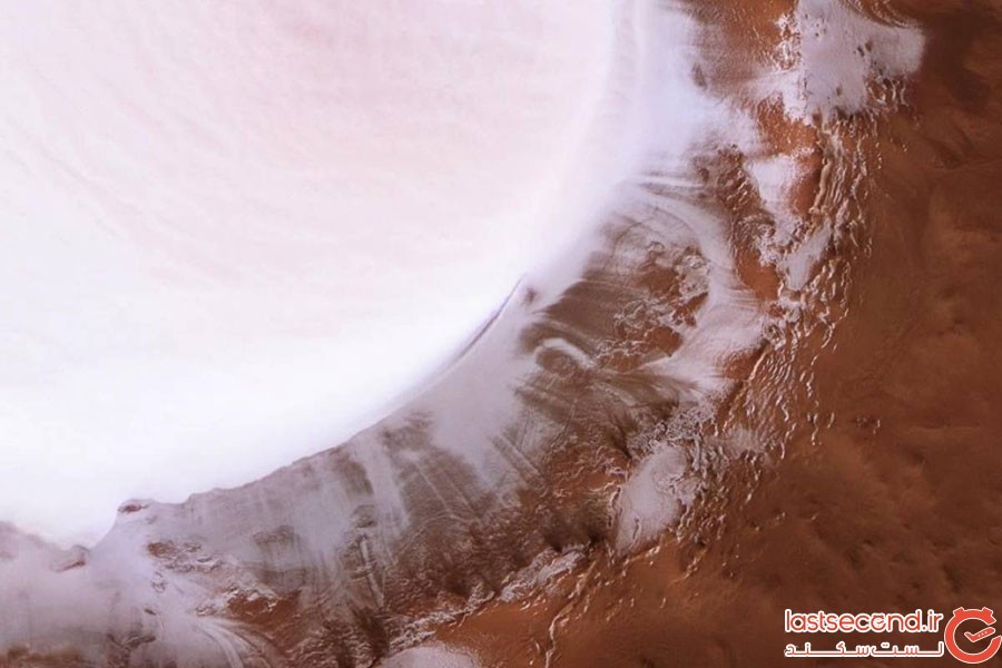 اسکی روی یخ در مریخ