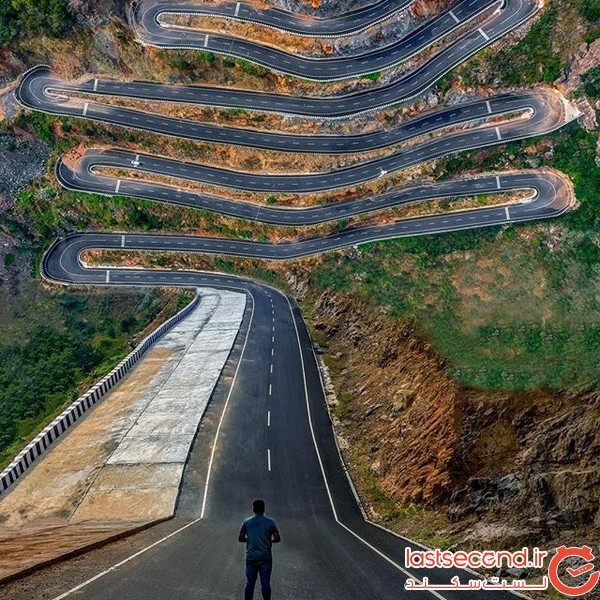 عجیب ترین جاده ی مارپیچ آسیا