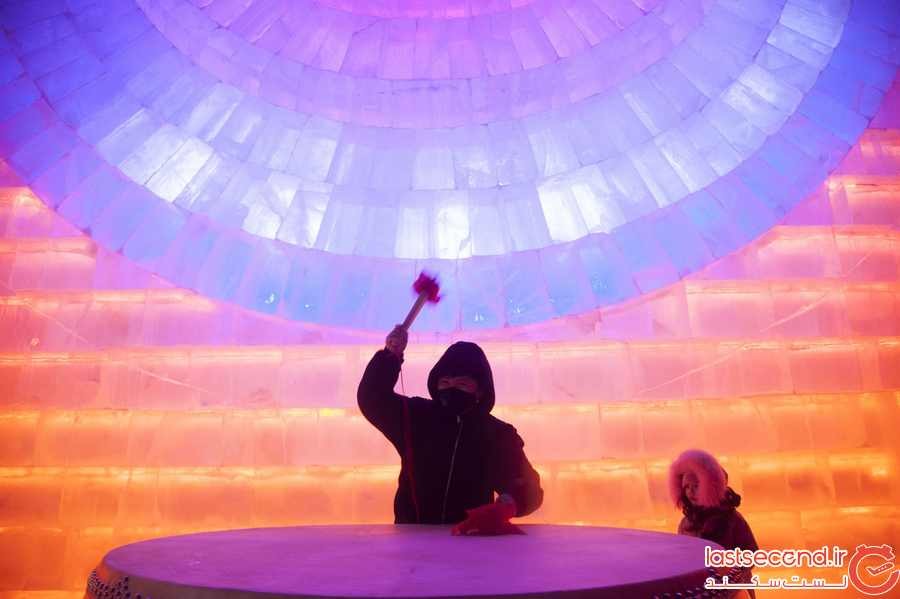 عکس های از فستیوال یخ و برف 2019
