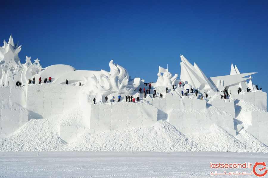 عکس های از فستیوال یخ و برف 2019