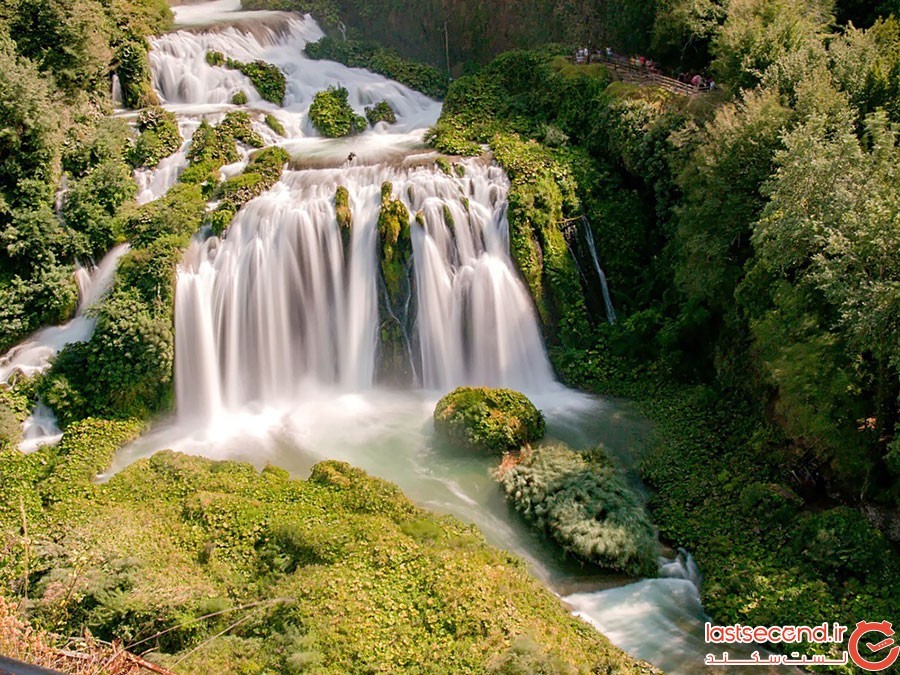 آبشار عظیمی که ساخته‌ی دست رومیان باستانی بوده است!