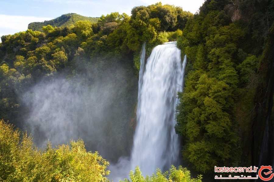آبشار عظیمی که ساخته‌ی دست رومیان باستانی بوده است!