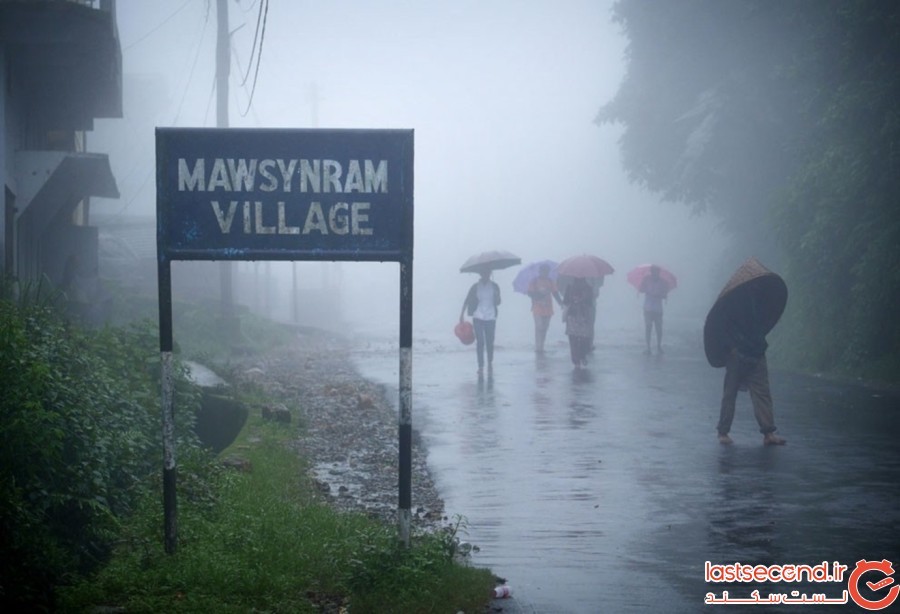 مگالایا، بارانی‌ ترین نقطه‌ ی روی زمین در هند